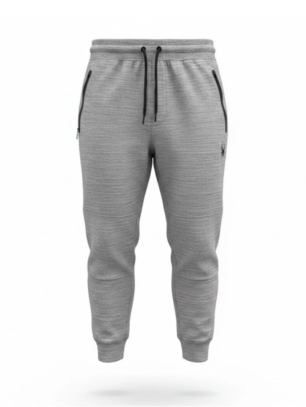 Spyder Men's Heather Gray Jogger Sweatpants with Zip Pockets